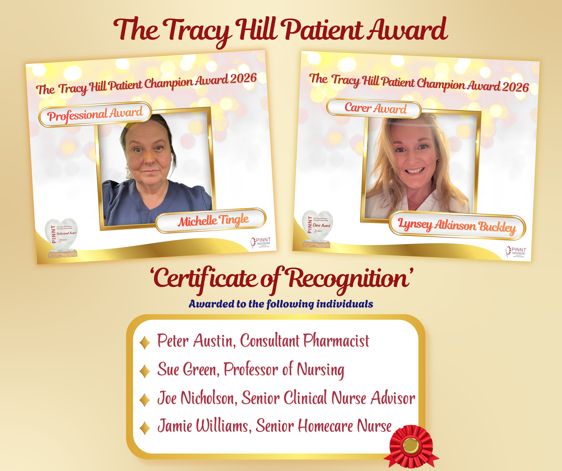 Tracy Hill Patient Champion Award 2026