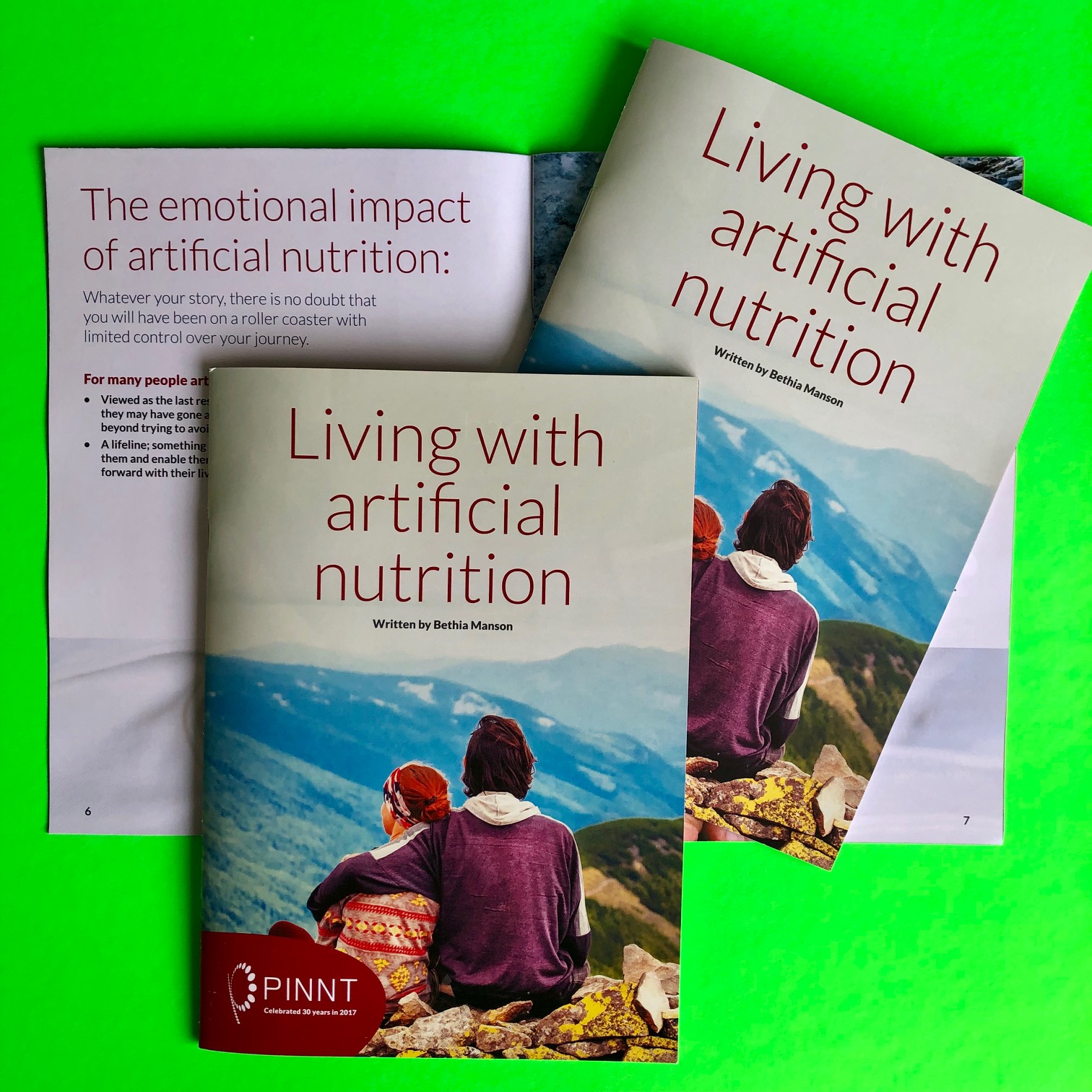 Living with artificial nutrition booklet