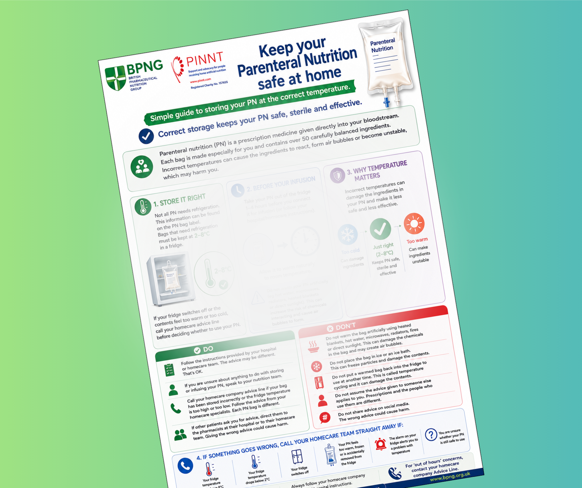  New resource for people on Home Parenteral Support (HPS/TPN/HPN)