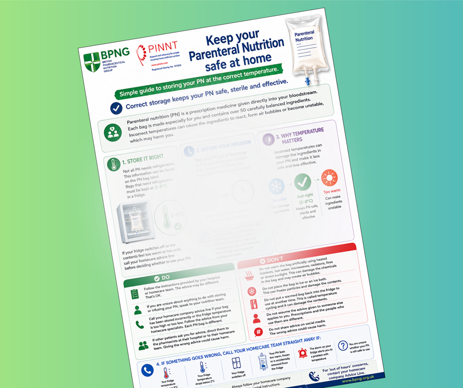 Keep Your Parenteral Nutrition Safe at Home